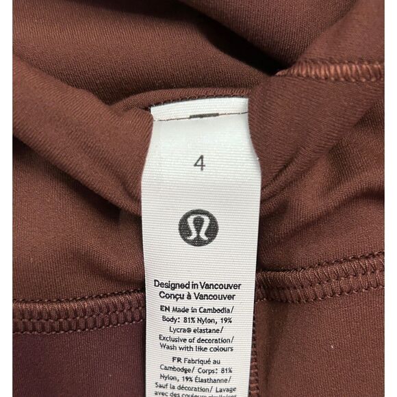 lululemon Align  High-Rise Crop 23" Size 4 Lava Cake Leggings NWT Authentic - Picture 7 of 10